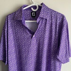 Mens FootJoy polo. Size Large. Purple